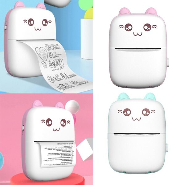 Mini Printer Portable Mini Bluetooth WiFi New Wrong Printer Mobile Phone Photo Title Note Hot Print Pocket Student Error Label Printer - Image 8