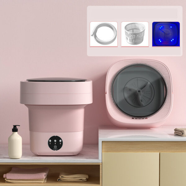 Mini Foldable Washing Machine Portable Mini Socks Underwear Panties Washing Machine Big Capacity 3 Models With Spinning Dry Gadgets - Image 2